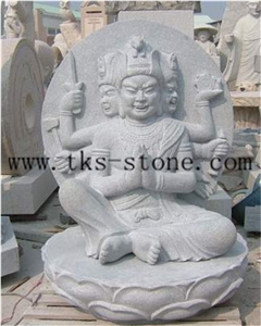 China Green Granite Religious Statues & Sculptures/Gods Sculptures