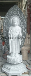 China Grey Granite Buddhism Sculpture/Chongwu Sculpture/Religious Sculptures