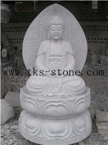 China Grey Granite Buddhism Sculpture/Chongwu Sculpture/Religious Sculptures