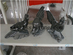 China Grey Granite Pigeon/Tercel/Lanneret, Grey Granite Sculpture & Statue