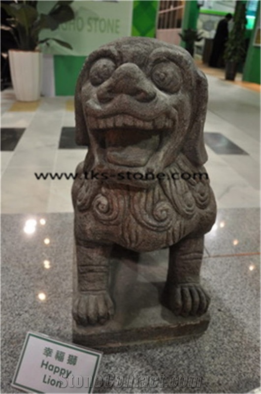 China Grey Granite Sculpture & Statue- Lion Statues,Lions Sculpture,Carving Lion,Wellest Animal Sculpture & Statue
