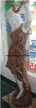 China Grey Granite Sculpture & Statue-Women Stone Sculpture, Beige Marble Sculpture,Marble Carved Women Statue,Western Women Sculpture, White Marble Sculpture, Colorful Marble Sculpture,Dressing Women