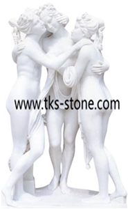 China Grey Granite Sculptures & Statues,Religious Statues,Angel Sculptures