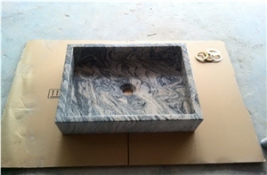 China Juparana Granite Sinks & Basins,Square Basins,Bathroom Basins,Vessel Sinks,Natural Stone Sinks&Basins