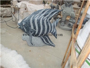 China Multicolor Granite Tiger Sculpturse/Works Of Art/Animal Sculptures