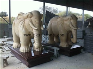 China Multicolor Granite Tiger Sculpturse/Works Of Art/Animal Sculptures