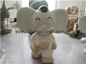 China Red Granite Animal Sculptures/Elephant Maximus/Elephant