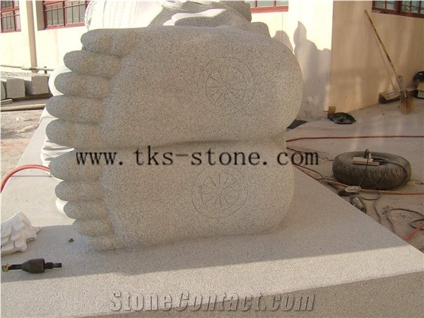 China White Granite Reclining Buddha/Huge Buddha Sculptures/Beita