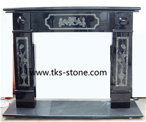 China White Marble Fireplace Mantel,Modern Fireplace Mantel,Flower Handcarved Stone Fireplace Mantel,High Quality Indoor Natural White Marble Fireplace Hot Sale,Cheapest Marble Fireplace in Stock