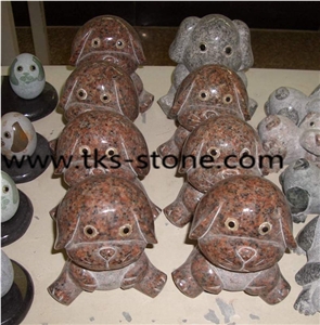Dog Animanl Sculpture Carving,Lovely Animal Stone Handicrafts,Dog Stone Carving