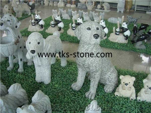 Dog Sculpture, Yellow Granite Sculptures&Statues,Animal Sculptures,Garden Sculptures, Handcarved Sculptures Dog Sculptures&Statues