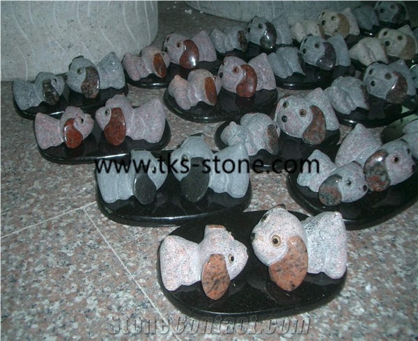 Dog Sculpture, Yellow Granite Sculptures&Statues,Animal Sculptures,Garden Sculptures, Handcarved Sculptures Dog Sculptures&Statues