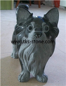 Dog Stone Animal Sculptures,Dog Stone Carving,Dog Stone Statue,Animal Sculptures&Statues,Grey Marble Statues&Sculptures