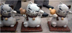 Fish Sculpture, Multicolor Granite Sculpture & Statue,Small Fish Stone Animal Sculptures,Fish Stone Carving,Fish Stone Statue