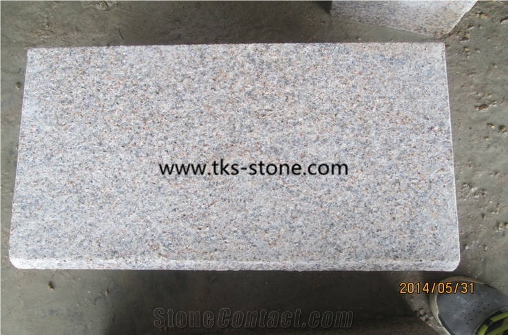 Flamed G682,Rusty Yellow,Sunset Gold,Giallo Yellow,Gold Leaf China,Golden Cristal Granite Kerbstone,Curbstone