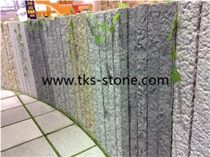 G341 Two Sides B.H. and Two Sides Pineappled, G341 Granite Garden & Palisade, 6 Sides Pineappled