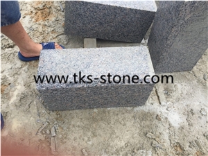G383 Granite Kerstone Side Stone,G383 Peral Flower Kerbstone with Edges 3mm Bevelled