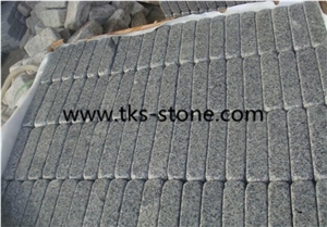 G603 Granite Cobblestone,Silver Grey Tumbled Cobblestone，Padang White Cubestone,Sesame White Cobblestone,Grey Granite Landscaping Stone Cobble Stone