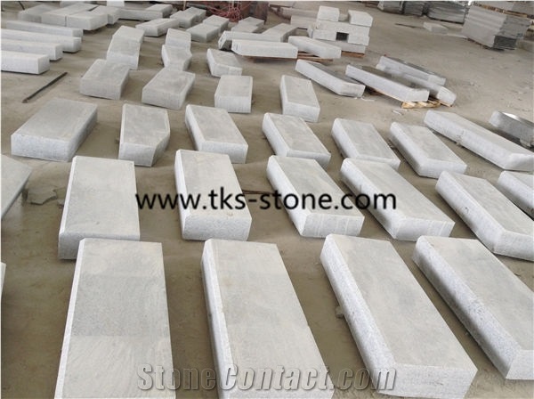 G603 Granite,Grey Granite ,G603 Stairs and Risers,Grey Granite Steps,Monte Bianco Granite,Mountain Grey Granite
