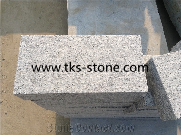 G603 Grey Granite Cubestone Cobble Stone,Top Flamed Other Sides Sawn Cutted Paving Stone,Courtyard Paving Stone