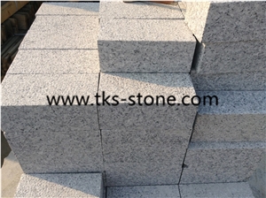 G603 Grey Granite Cubestone Cobble Stone,Top Flamed Other Sides Sawn Cutted Paving Stone,Courtyard Paving Stone