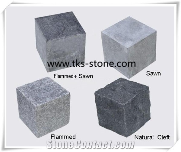 G654 G603 Cube Stone Cobble Stone,Grey Granite Cobble Stone ,Balck Granite Cubestone