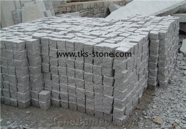 G654 G603 Cube Stone Cobble Stone,Grey Granite Cobble Stone ,Balck Granite Cubestone