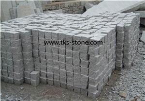 G654 G603 Cube Stone Cobble Stone,Grey Granite Cobble Stone ,Balck Granite Cubestone