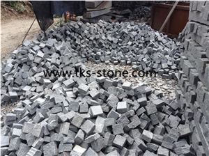 G654 G603 Cube Stone Cobble Stone,Grey Granite Cobble Stone ,Balck Granite Cubestone