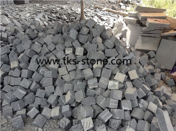 G654 G603 Cube Stone Cobble Stone,Grey Granite Cobble Stone ,Balck Granite Cubestone