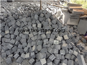 G654 G603 Cube Stone Cobble Stone,Grey Granite Cobble Stone ,Balck Granite Cubestone