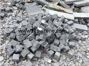 G654 G603 Cube Stone Cobble Stone,Grey Granite Cobble Stone ,Balck Granite Cubestone
