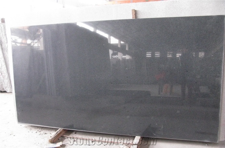 G654 Granite Slabs & Tiles,Padang Dark,Sesame Black,China Impala,Polished Granite Gangsaw Slabs,Big Slabs