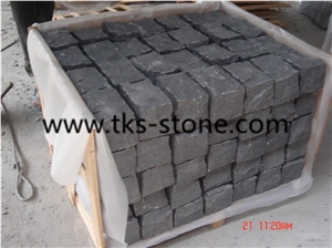 G654,Padang Dark,Sesame Black,China Dark Grey,China Impala Granite Paving Stone,Cube Stone.Cobble Stone