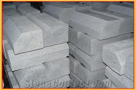 G654/Padang Dark/Sesame Black Granite Kerbstone/Curb Stone