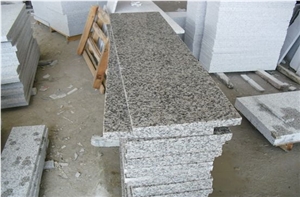 G655 Polished Granite Stairs & Steps, China White Granite Stairs & Steps