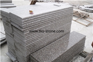 G664 Bainbrook Brown,Loyuan Red Granite,Luo Yuan Violet,Luoyuan Violet,Majestic Mauve,Misty Brown,Purple Pearl,China Ruby Red Granite Stairs&Steps