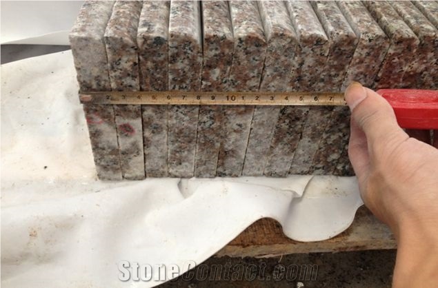 G664,Bainbrook Brown Polished Granite Stairs & Steps, Loyuan Red Granite Stairs & Steps