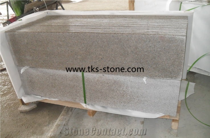 G681,Rose Pink,Sunset Red,China Red Granite Stair&Steps