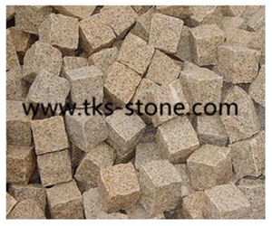 G682 Granite Cobble Stone,Cobble Stone,Granite Cube Stone,G682 Granite Cobble Stone,China Yellow Granite,Cobble Stone,Granite Cube Stone