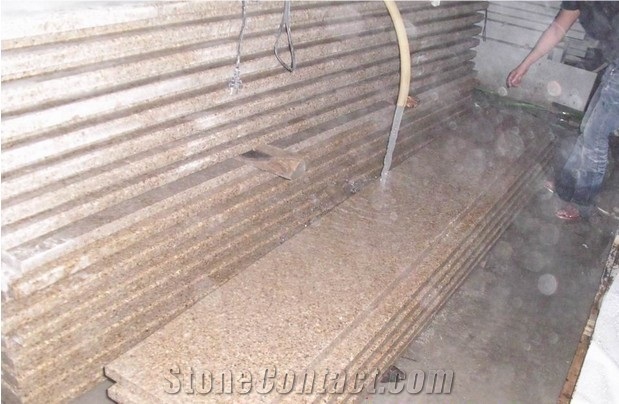 G682,Sunset Gold,Giallo Yellow,Gold Leaf China,Golden Cristal,Golden Crystal,Padang Golden Leaf,Golden Peach,Bush Granite Stairs&Steps
