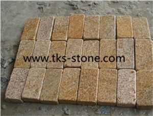 G682 Yellow Rusty Granite Cobble Stone,G682 Sunset Golden Granite Tumbled ,Tumbled Yellow Granite Cube Stone Cobble Stone G682 Yellow Rusty Granite Cobble Stone,G682 Sunset Golden Granite Tumbled ,Tumbled Yellow Granite Cube Stone Cobble Stone