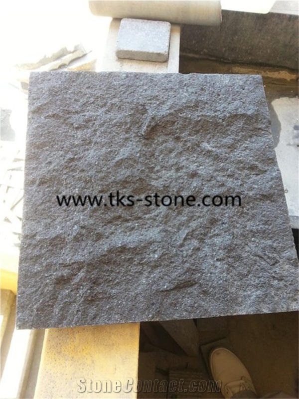 G684,Fuding Black,Padang Black,Absolute Black,Pearl Black Granite Mushroom Stone
