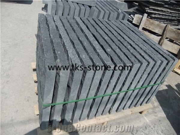 G684,Fuding Black,Padang Black,Absolute Black,Pearl Black Granite Mushroom Stone
