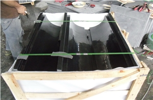 G684,Fuding Black,Pearl Black,Padang Black,Absolute Black Granite Border Stone,Molding & Border