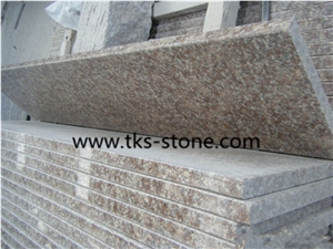 G687 Granite Stairs & Step, Peach Red, Blossom Red, China Red Granite Stairs & Steps