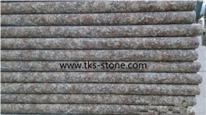 G687 Granite Stairs & Step, Peach Red, Blossom Red, China Red Granite Stairs & Steps