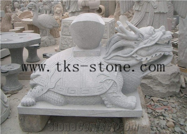 Grey Granite Mythical Creatures Carving/Mythi/Dragon/Animal Sculptures