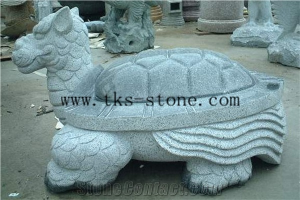 Grey Granite Mythical Creatures Carving/Mythi/Dragon/Animal Sculptures