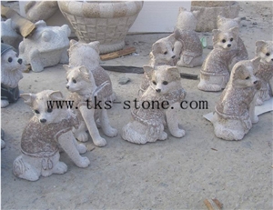 Pet/Animal Pink Granite Sculptures